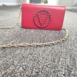 Valentino red side bag
